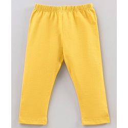 Babyhug Knit Lycra Full Length Leggings With Stretch Striped And Flower Printed Pack Of 3 - Multicolor - 6-9m Multi Color