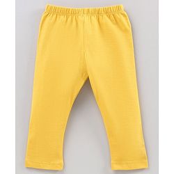 Babyhug Knit Lycra Full Length Leggings With Stretch Striped And Flower Printed Pack Of 3 - Multicolor - 6-9m Multi Color