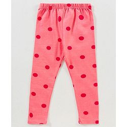 Babyhug Full Length Knit Lycra with Stretch Leggings Printed Pack of 3 - Multicolour