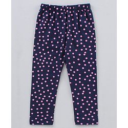 Babyhug Full Length Knit Lycra Leggings Multi Printed Pack of 5 - Multicolour