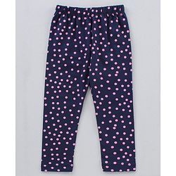 Babyhug Full Length Knit Lycra Leggings Multi Printed Pack of 5 - Multicolour