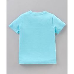 Babyhug Half Sleeves Cotton Blend T-shirts Striped Pack of 3 - Green Blue