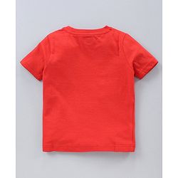 Babyhug Half Sleeves T-Shirts Multi Print Pack Of 3 - Blue White Red