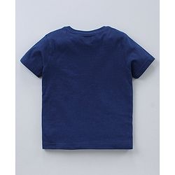 Babyhug Half Sleeves T-Shirts Multi Print Pack Of 3 - Blue White Red