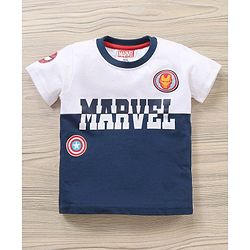 Babyhug Half Sleeves T-Shirt & Shorts Set Marvel Print - Red
