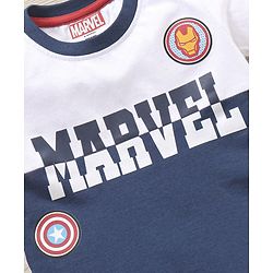 Babyhug Half Sleeves T-Shirt & Shorts Set Marvel Print - Red