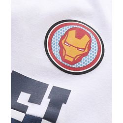 Babyhug Half Sleeves T-Shirt & Shorts Set Marvel Print - Red