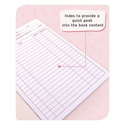 Babyhug Premium Brown Cover Square Lines Exercise Book Set Pack of 4 - 172 Pages Each