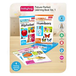 Babyhug Big Picture Early Learning Books Pack Of 4 - English