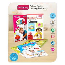 Babyhug Big Picture Early Learning Activity Books Pack Of 4 - English