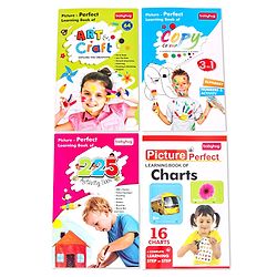 Babyhug Big Picture Early Learning Activity Books Pack Of 4 - English