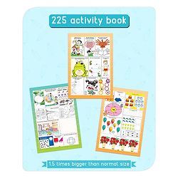 Babyhug Big Picture Early Learning Activity Books Pack Of 4 - English