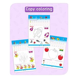 Babyhug Big Picture Early Learning Activity Books Pack Of 4 - English