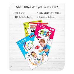 Babyhug Big Picture Early Learning Activity Books Pack Of 4 - English