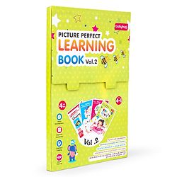 Babyhug Big Picture Early Learning Activity Books Pack Of 4 - English