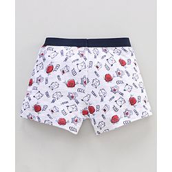 Babyhug 100% Cotton Briefs Set Printed Pack of 3 - Red White