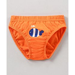 Babyhug 100% Cotton Knitted Briefs All Over Printed Pack of 5 - Multicolour