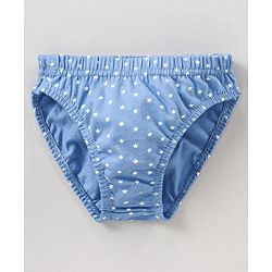 Babyhug 100% Cotton Knitted Briefs All Over Printed Pack of 5 - Multicolour