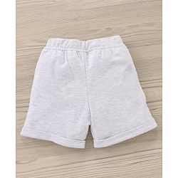 Babyhug Half Sleeves T-Shirt and Shorts Set Mickey Mouse Print- Blue White
