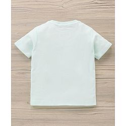 Babyhug Half Sleeves T-Shirt and Shorts Set Mickey Mouse Print- Blue Navy