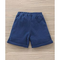 Babyhug Half Sleeves T-Shirt and Shorts Set Mickey Mouse Print- Blue Navy