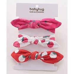 Babyhug Headbands Pack Of 3 - Multicolour