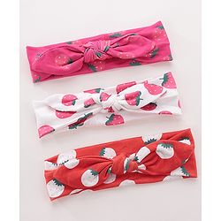 Babyhug Headbands Pack Of 3 - Multicolour