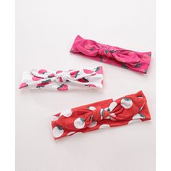 Babyhug Headbands Pack Of 3 - Multicolour