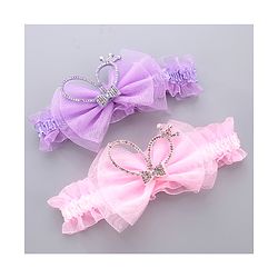 Babyhug Hair Accessories Combo Sets - Pink & Purple