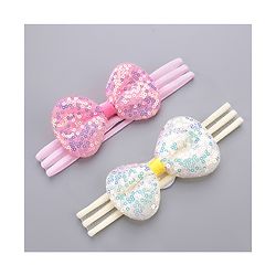 Babyhug Hair Accessories Combo Pack of 6 - Pink & White