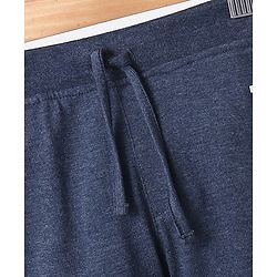 Babyhug Full Length Lounge Pant Text Print - Blue