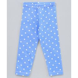 Babyhug Full Length Leggings Pack of 3 - Blue Pink Green