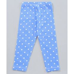 Babyhug Full Length Leggings Pack of 3 - Blue Pink Green