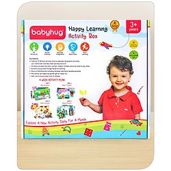 Babyhug Happy Learning Activity Box with 31 Activities - Multicolour