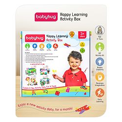 Babyhug Happy Learning Activity Box with 31 Activities - Multicolour