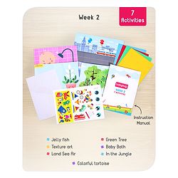 Babyhug Happy Learning Activity Box with 31 Activities - Multicolour