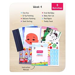 Babyhug Happy Learning Activity Box with 31 Activities - Multicolour