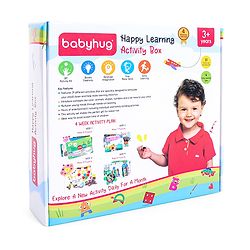 Babyhug Happy Learning Activity Box with 31 Activities - Multicolour