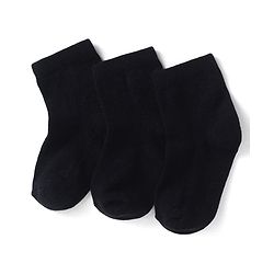 Cutewalk by Babyhug Anti-Bacterial Ankle Length Socks Pack of 3 - Black