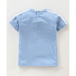 Babyhug Half Sleeves T-Shirt Mickey Mouse Print - Blue