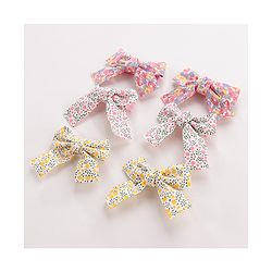 Babyhug Bow Hair Clips Pack of 6 - Multicolor
