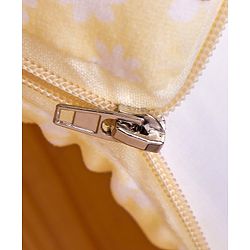 Babyhug Velour Sleeping Bag with Bunny Print - Yellow