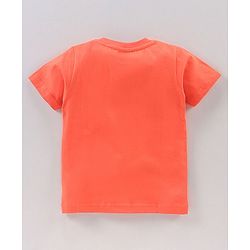 Babyhug Half Sleeves Cotton T-shirts Printed Pack of 2 - Blue Red