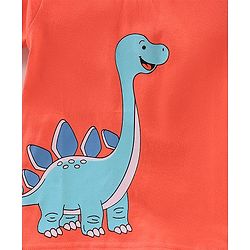Babyhug Half Sleeves Cotton T-shirts Printed Pack of 2 - Blue Red