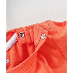 Babyhug Half Sleeves Cotton T-shirts Printed Pack of 2 - Blue Red