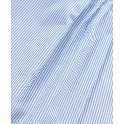 Babyhug Frill Sleeves Striped Top - Blue