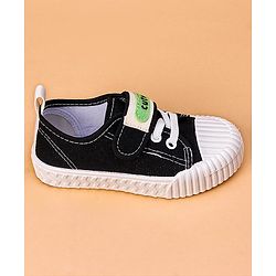 Cute Walk by Babyhug Casual Shoes with Patch - Black