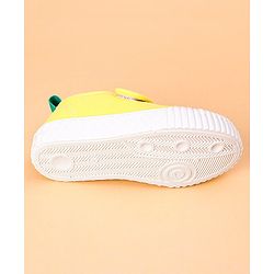 Cute Walk by Babyhug Casual Shoes with Patch - Yellow