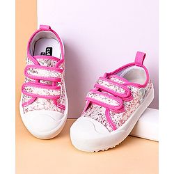 Cute Walk by Babyhug Casual Shoes with Sequins - Pink