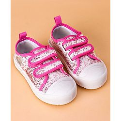 Cute Walk by Babyhug Casual Shoes with Sequins - Pink
